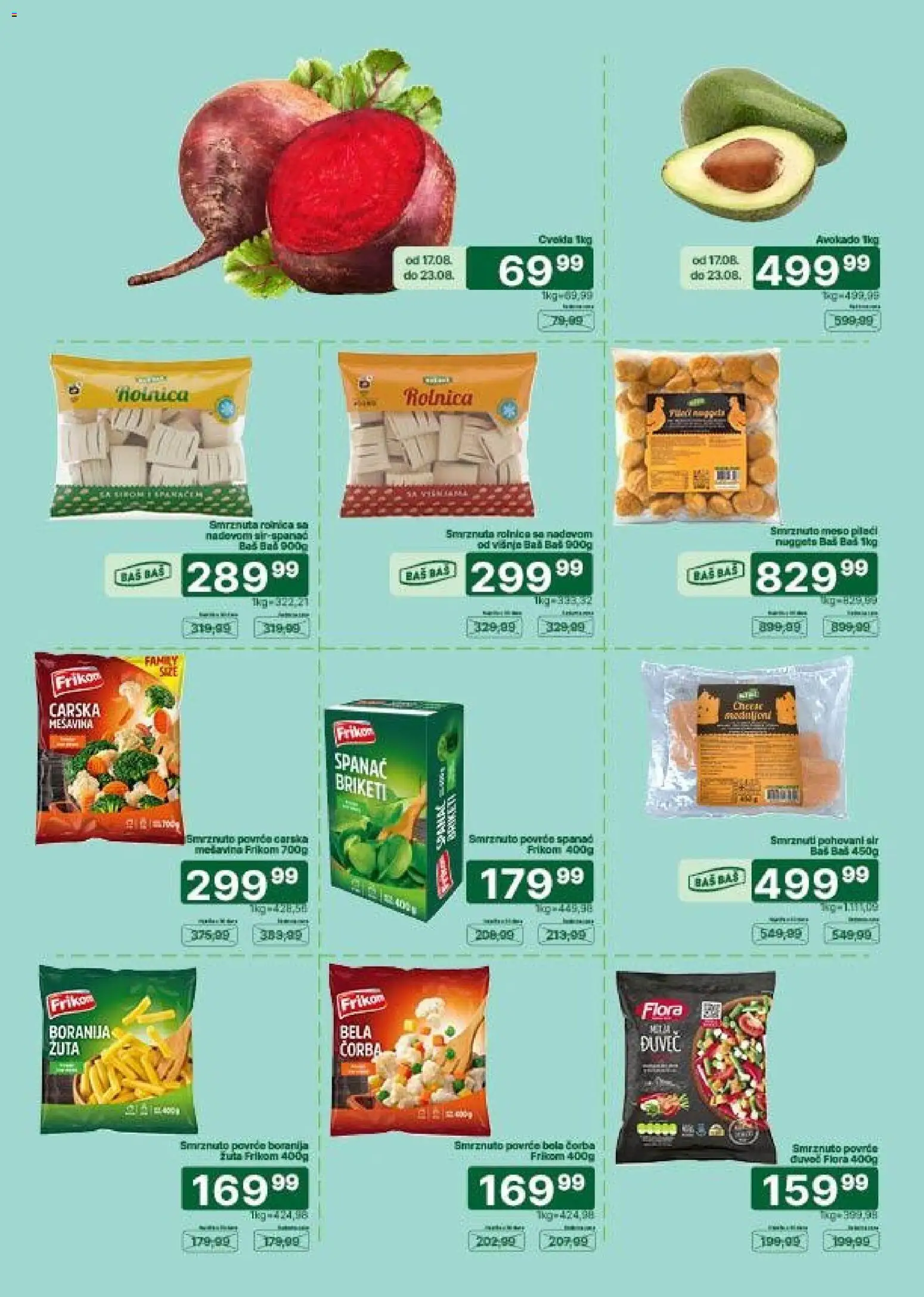 Univerexport katalog - važi od 17.08.2026 | Strana: 2 | Proizvode: Boranija, Avokado, Povrće, Briketi