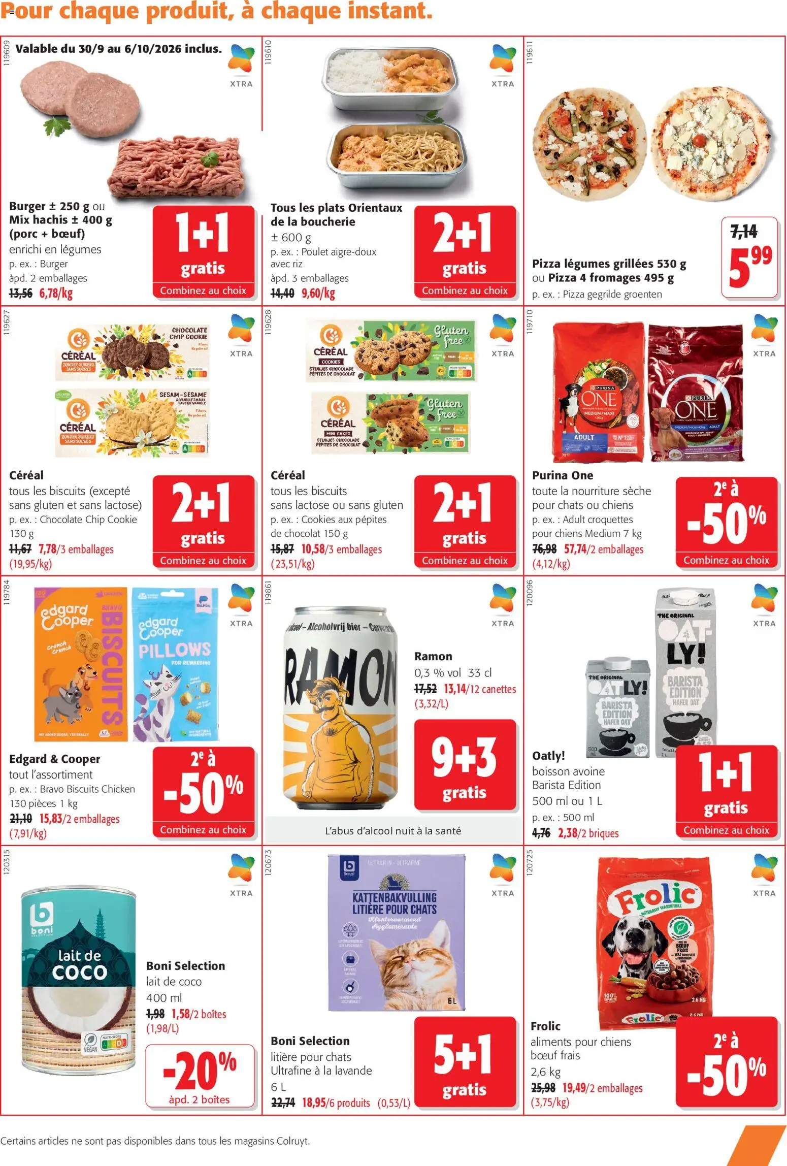 {H1} | Page: 23 | Produits: Lait de coco, Briques, Lait, Burger