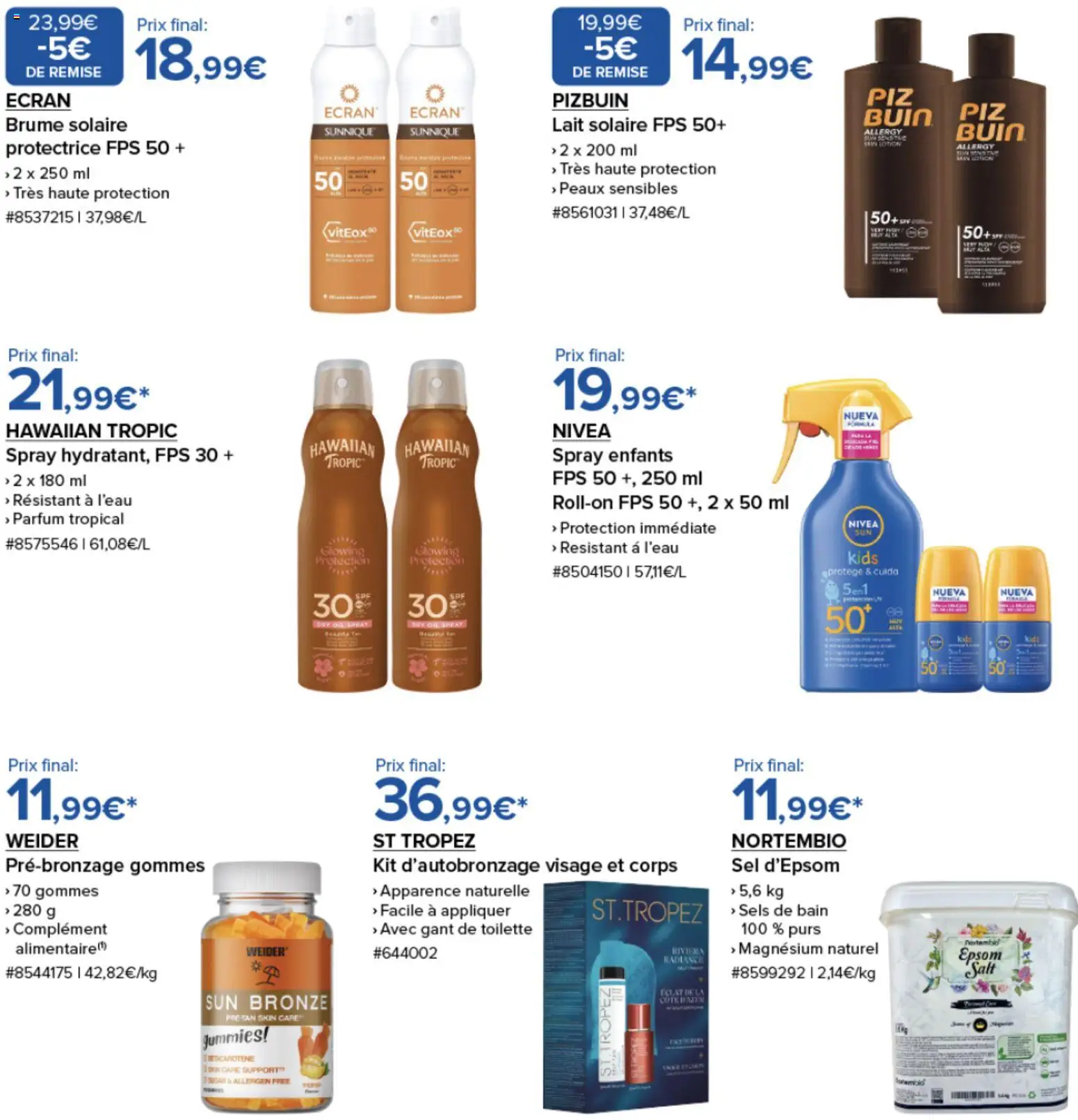 {H1} | Page: 5 | Produits: Sels de bain, Parfum, Sel, Lait