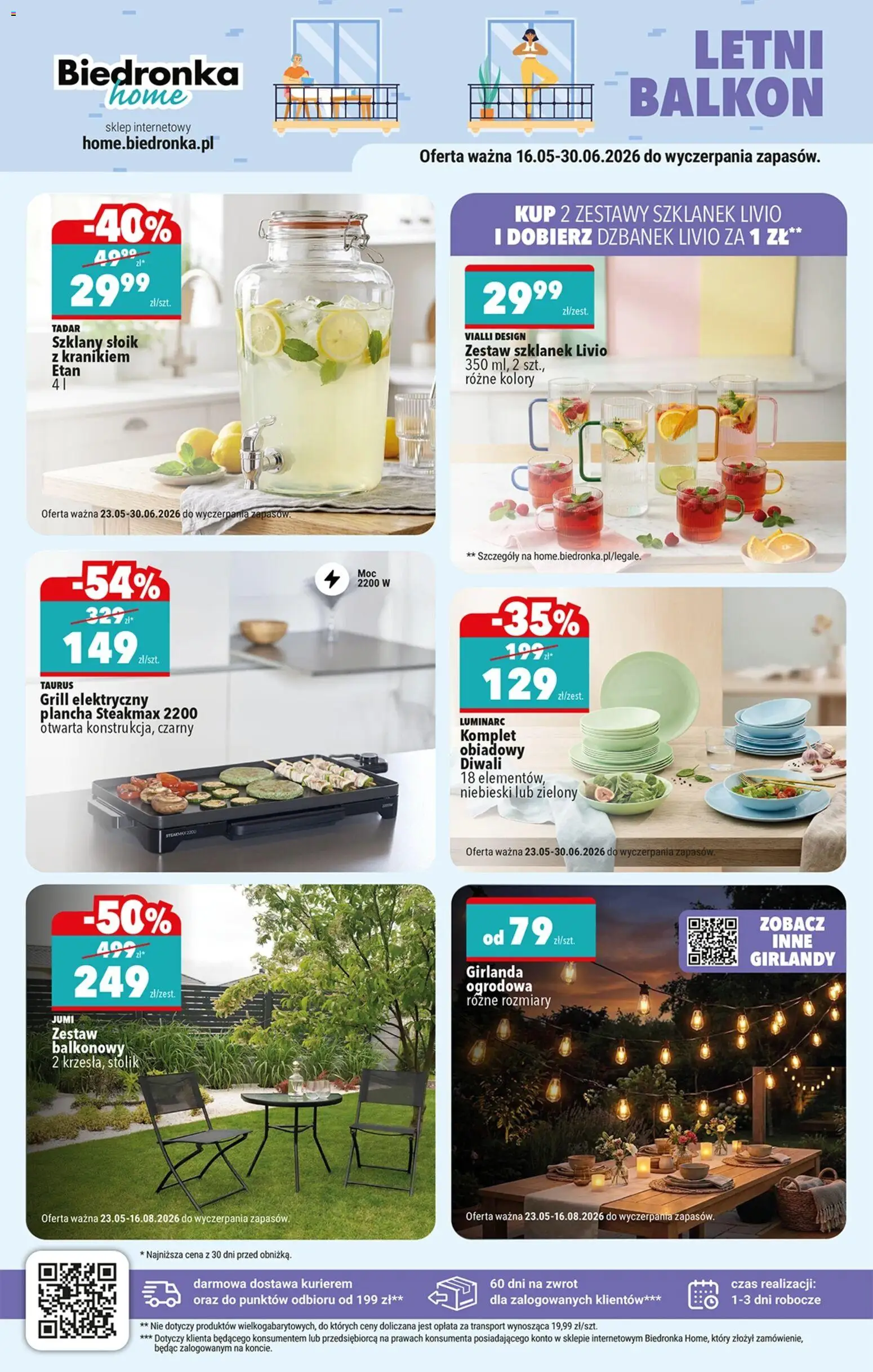 Biedronka gazetka - Hity i inspiracje od 25.05.2026 | Strona: 56 | Produkty: Dzbanek, Grill