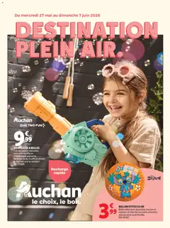 Auchan Plein air jeux de jardin - Voorbeeld van een folder van Auchan, geldig van 27.05.2026