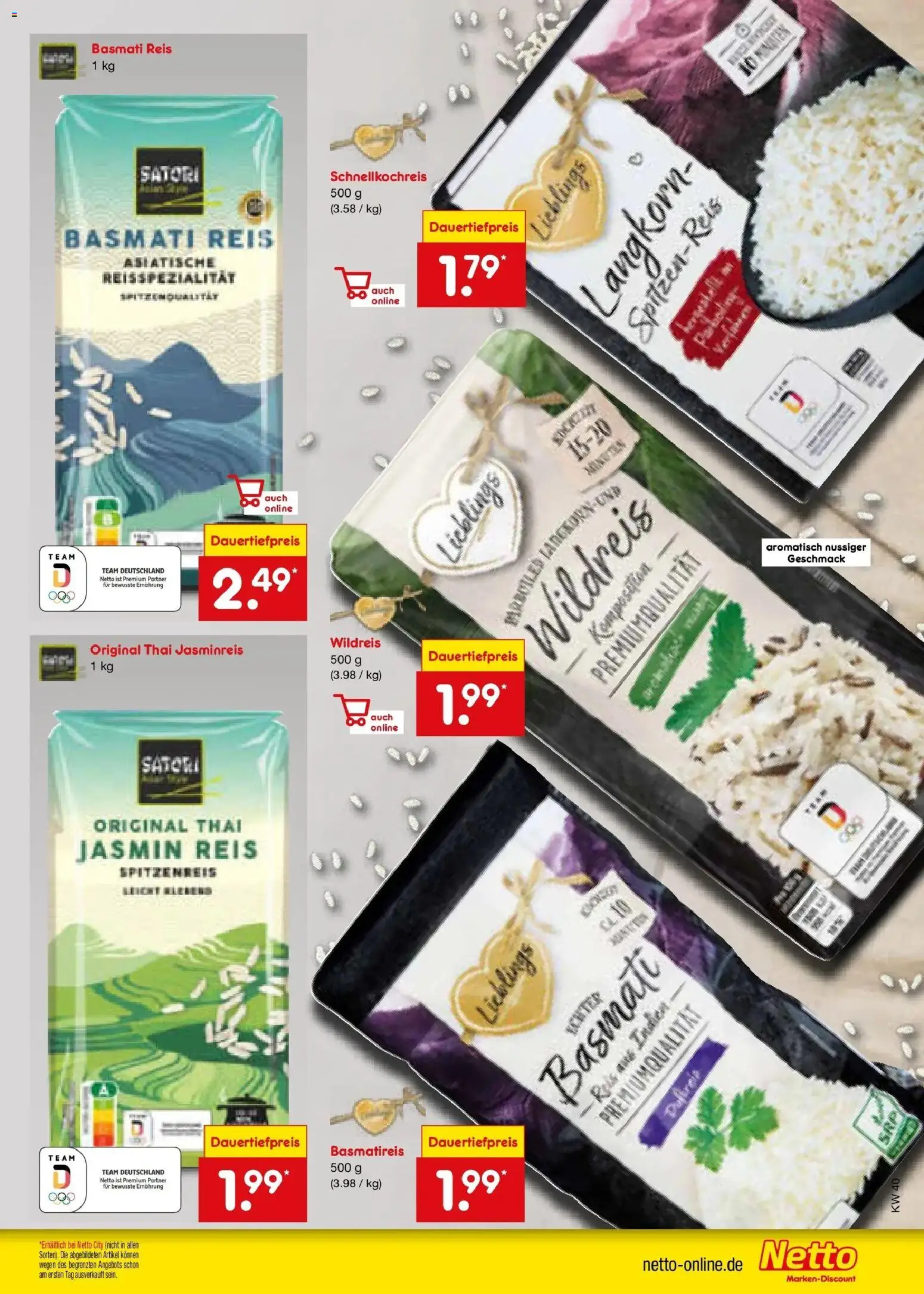 Netto Marken-Discount Prospekt Stuttgart – gültig ab 28.09.2026 | Seite: 55 | Produkte: Basmatireis, Jasminreis, Reis