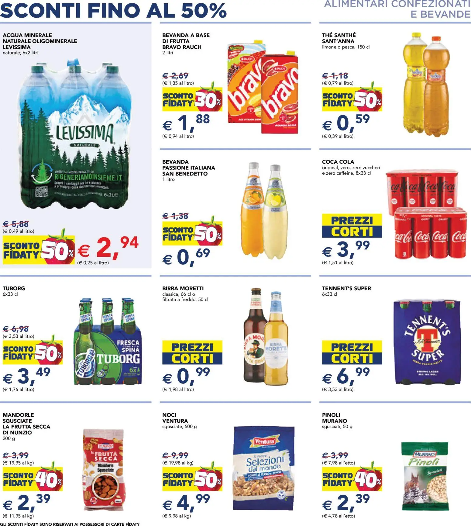 Volantino Esselunga S del 08.06.2026 | Pagina: 10 | Prodotti: Tè, Acqua, Noci, The