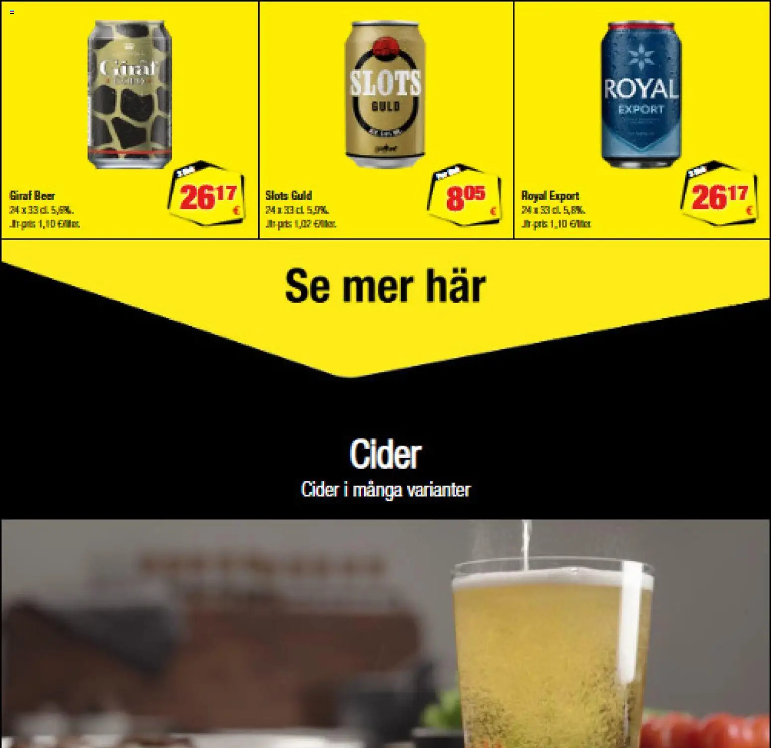 Calle tilbudsavis – gyldig fra 19/08/2026 | Side: 23 | Produkter: Cider