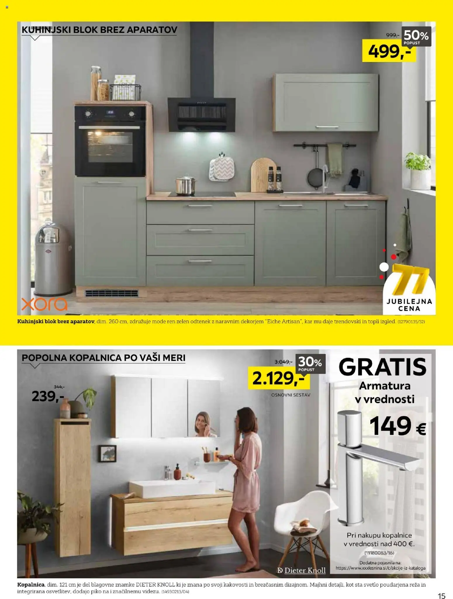 Novi XXXL Lesnina katalog ponudbe – veljaven od 14.09.2026 | Stran: 15 | Izdelki: Blok