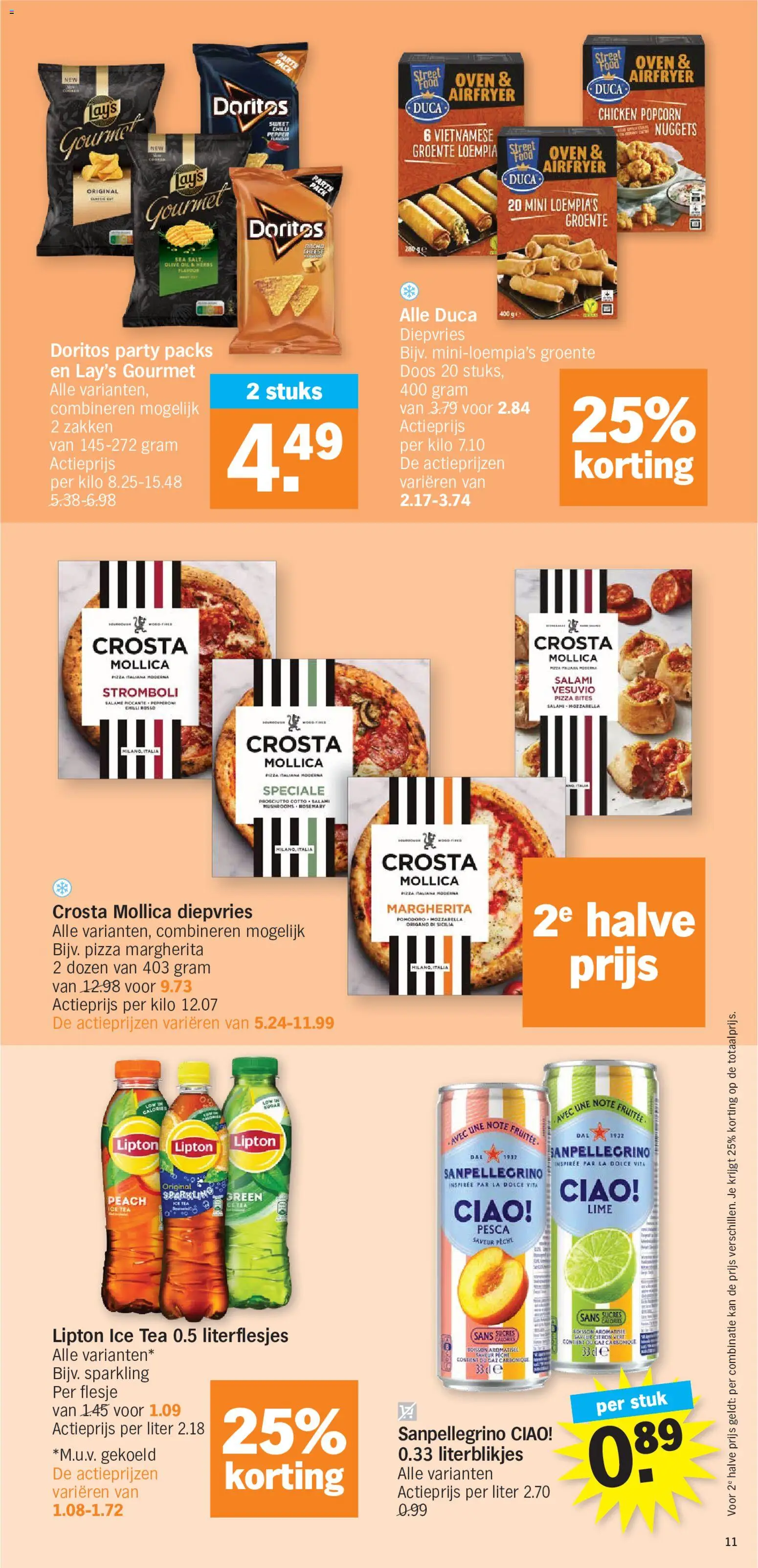 {H1} | Pagina: 11 | Producten: Pizza, Doritos, Kan, Salami