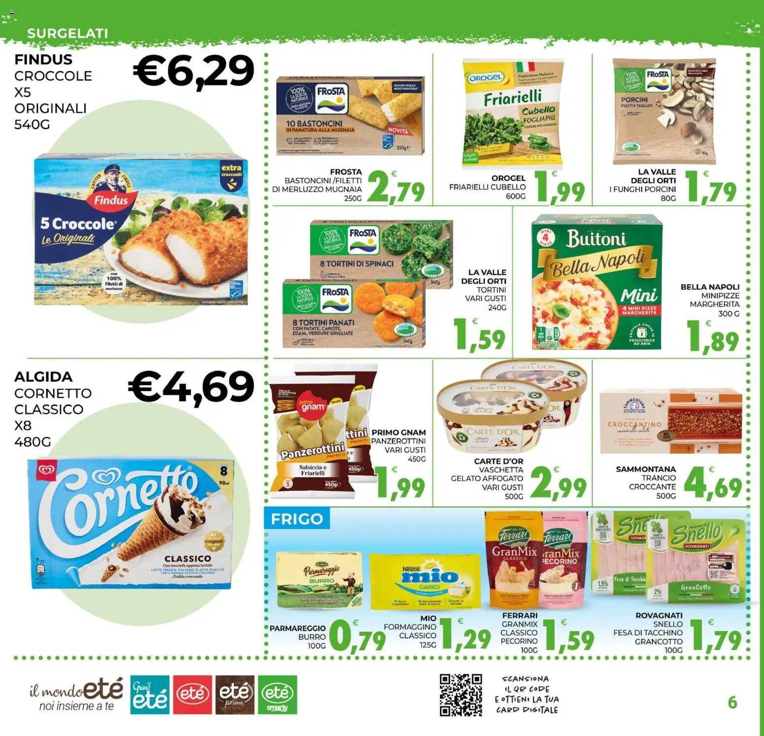 Volantino Eté del 02/10/2026 | Pagina: 6 | Prodotti: Tè, Cornetto, Verdure, Burro