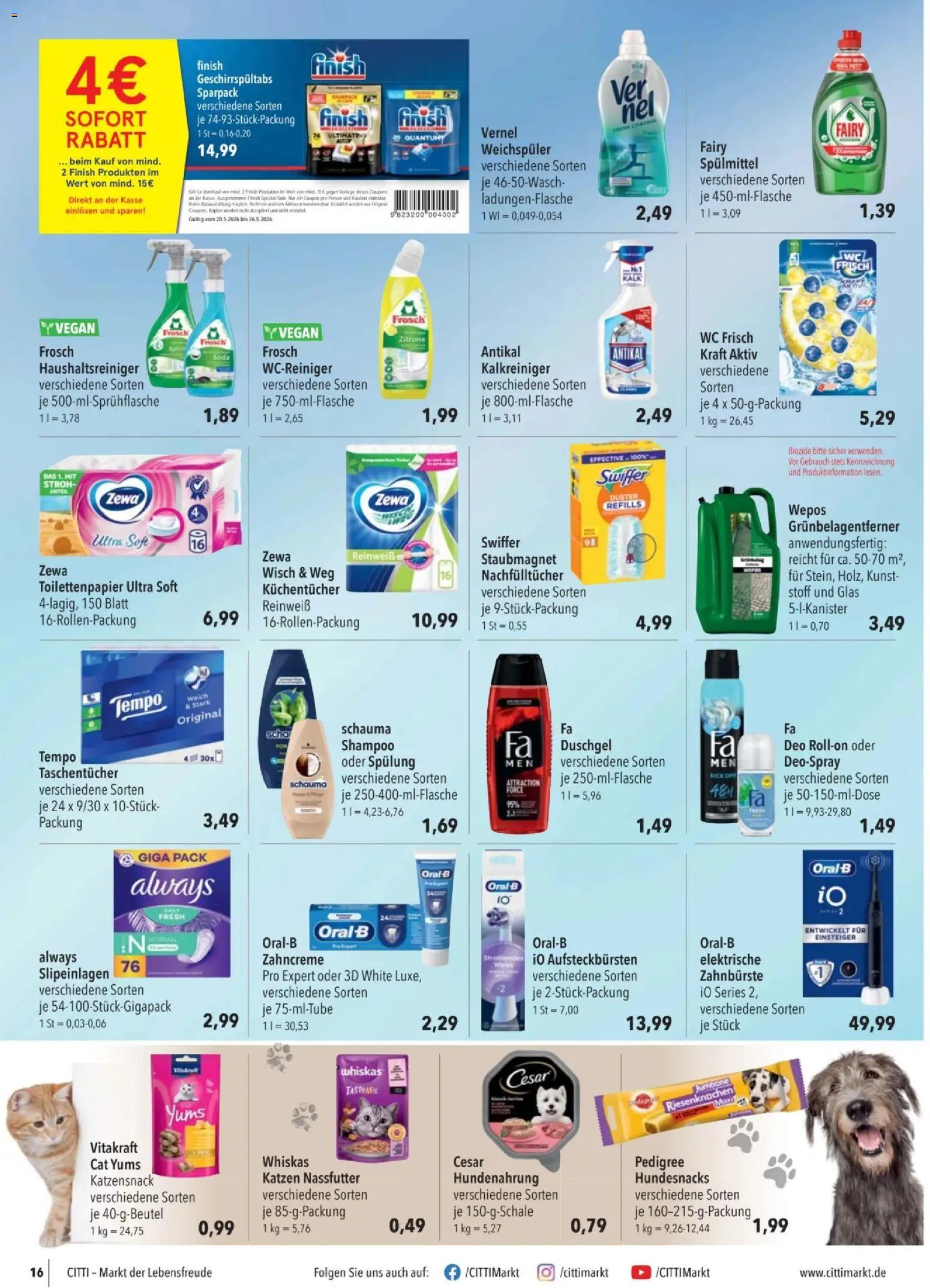 CITTI tilbudsavis – gyldig fra 20.05.2026 | Side: 18 | Produkter: Shampoo