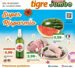 Anteprima del volantino Tigre volantino Jumbo valido a partire dal 18.06.2026