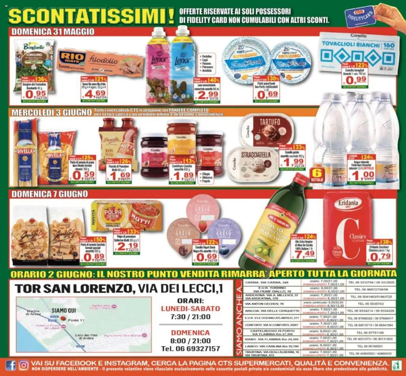 Volantino CTS del 29.05.2026 | Pagina: 24 | Prodotti: Pasta, Passata di pomodoro, Mutti, Stracciatella