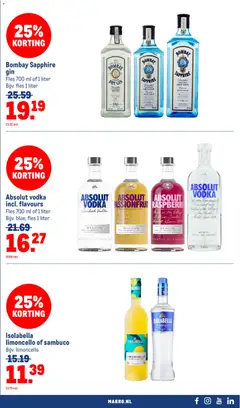 Makro Black Friday - Voorbeeld van een folder van Makro, geldig van 09-09-2026 | Pagina: 63 | Producten: Vodka, Gin, Bombay Sapphire, Fles