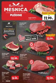 Plodine Katalog - Pregled kataloga iz trgovine Plodine, vrijedi od 16.09.2026 | Stranica: 12 | Proizvodi: Janjetina, Juneca leda, Svježa janjetina, Lopatica