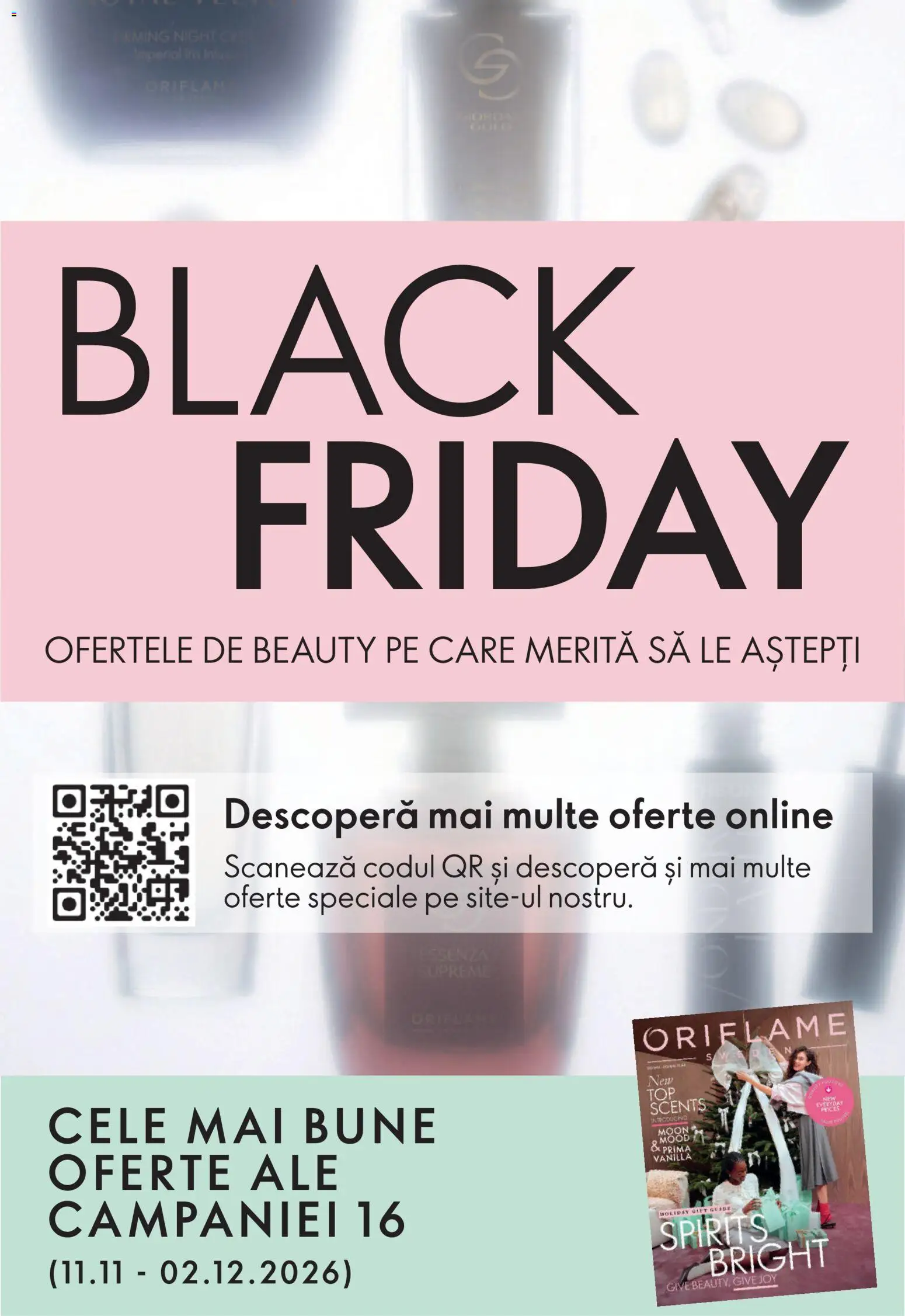 Noul catalog Oriflame – valabil de la 11.11.2026 | Pagină: 1 | Produse: Black