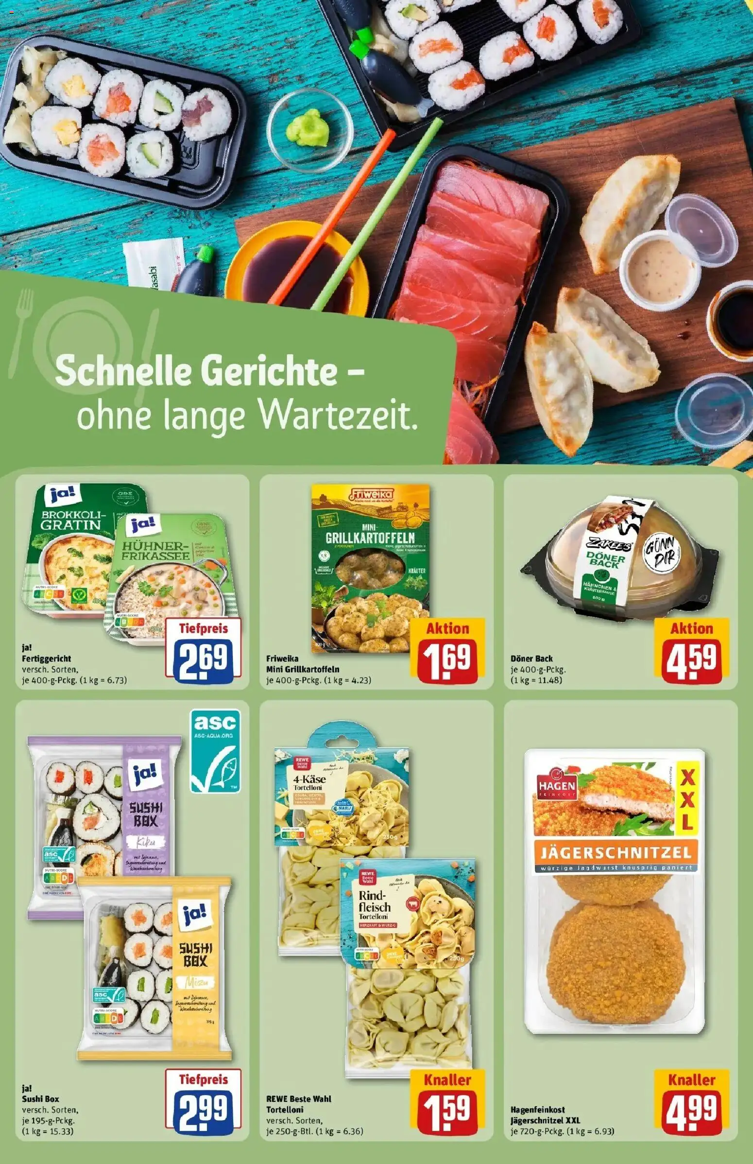 Rewe Prospekt Schildow – gültig ab 17.05.2026 | Seite: 23 | Produkte: Hahnchen, Box, Brokkoli, Fleisch