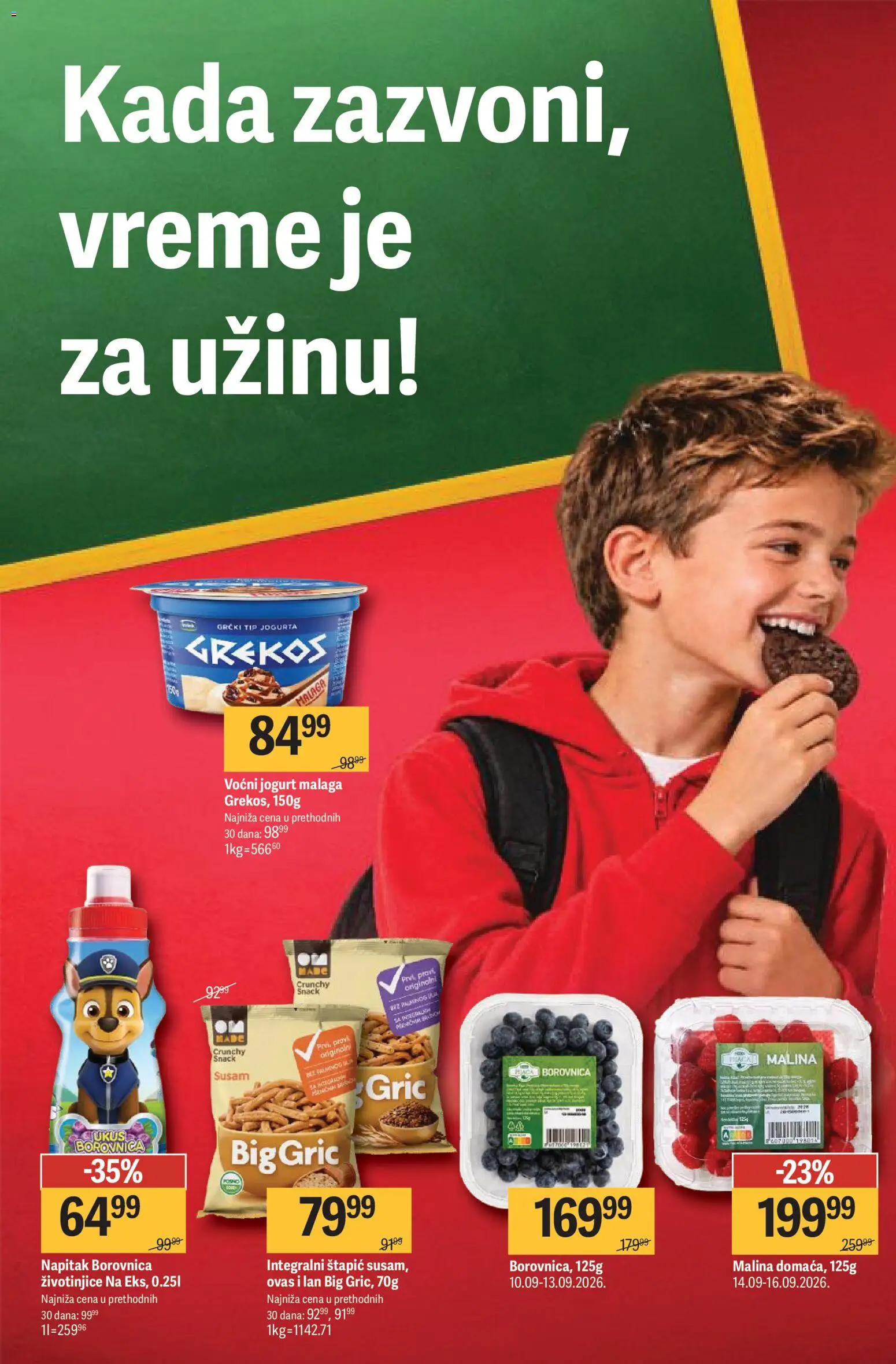 Maxi katalog - važi od 10.09.2026 | Strana: 2 | Proizvode: Borovnica, Susam, Jogurt, Voćni jogurt