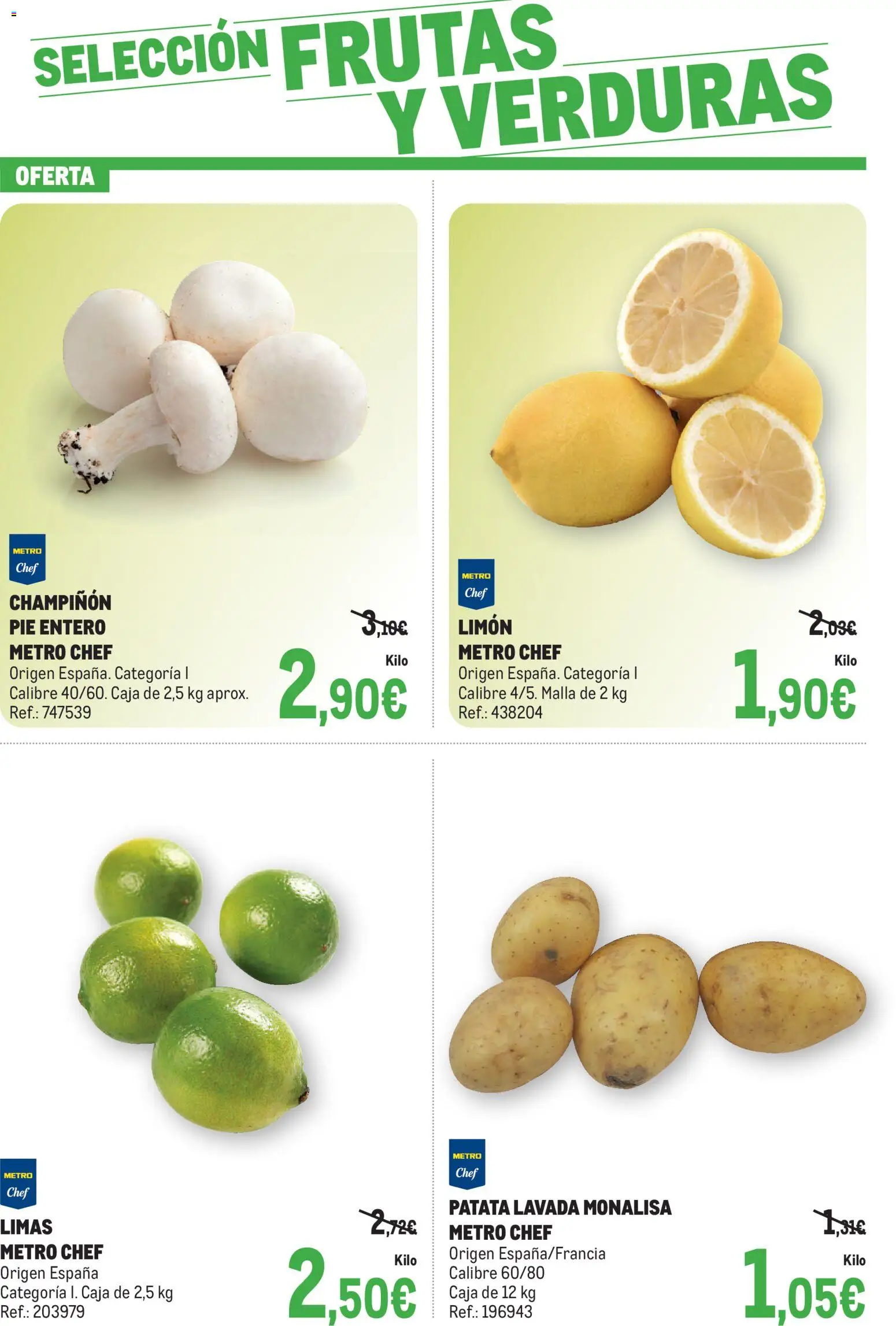 Makro Fresco Península │ válido desde el 01/09/2026 | Página: 3 | Productos: Verduras, Limón, Caja