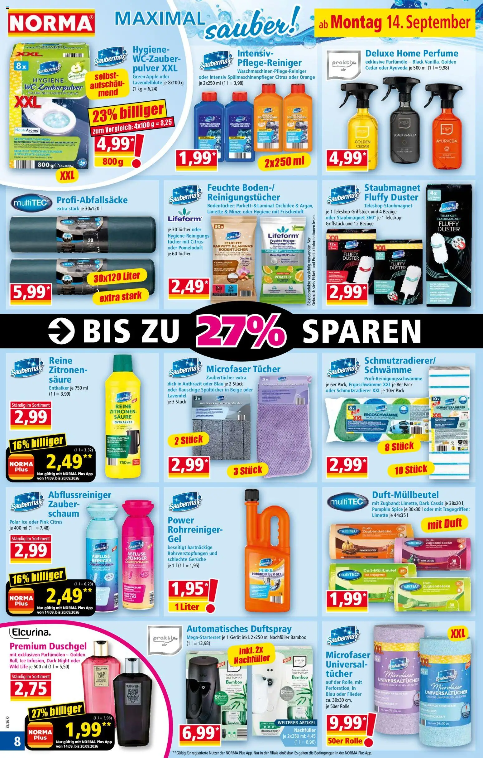 Norma Prospekt – gültig ab 14.09.2026 | Seite: 8