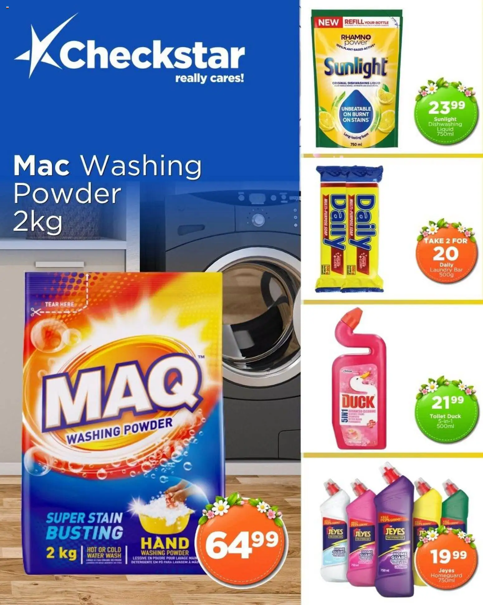New Check Star catalogue – valid from 09/09/2026 | Page: 9 | Products: Toilet, Powder, Water, Dishwashing liquid