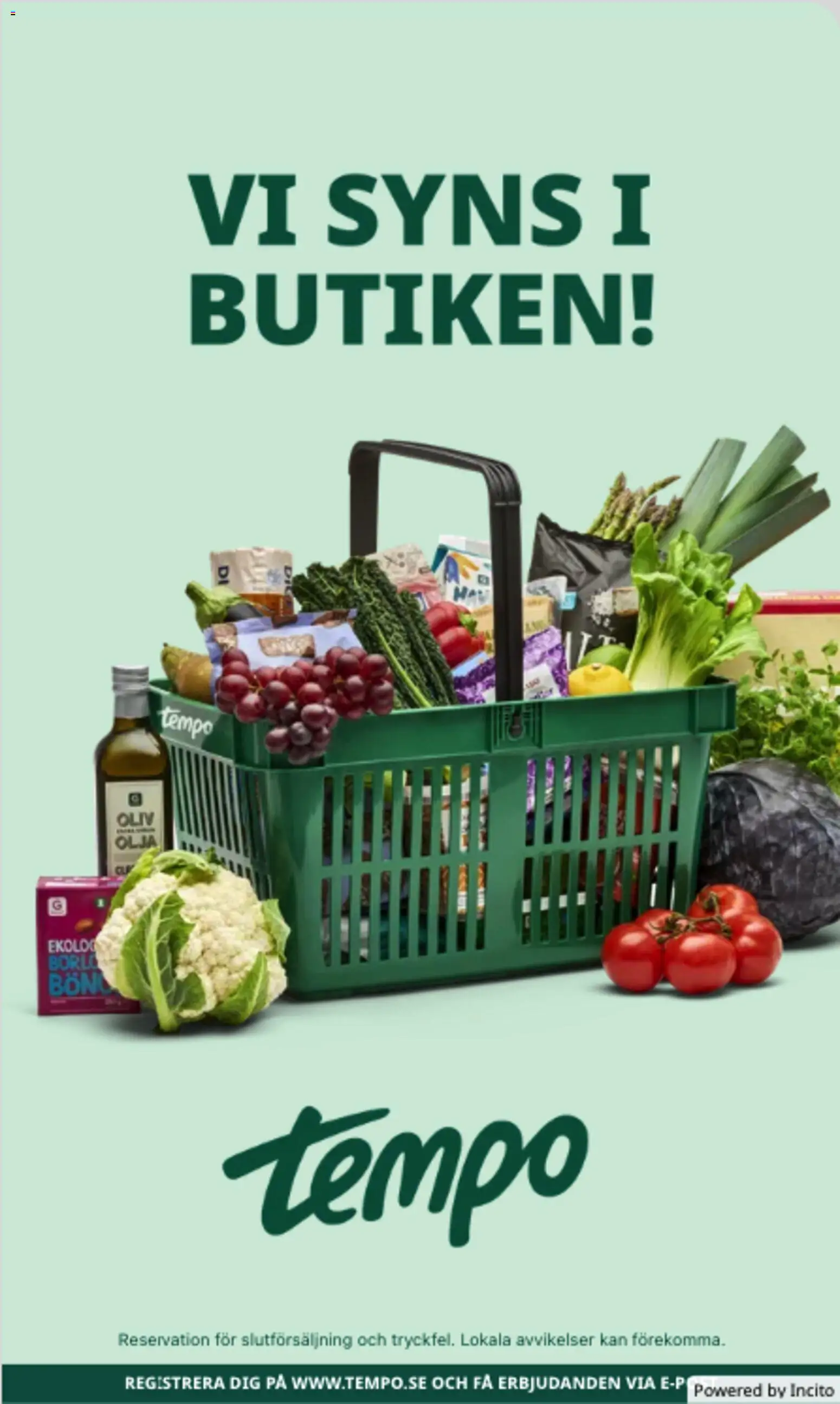 Tempo reklamblad aktuell från 15.06.2026 | Sida: 10 | Produkter: Olja