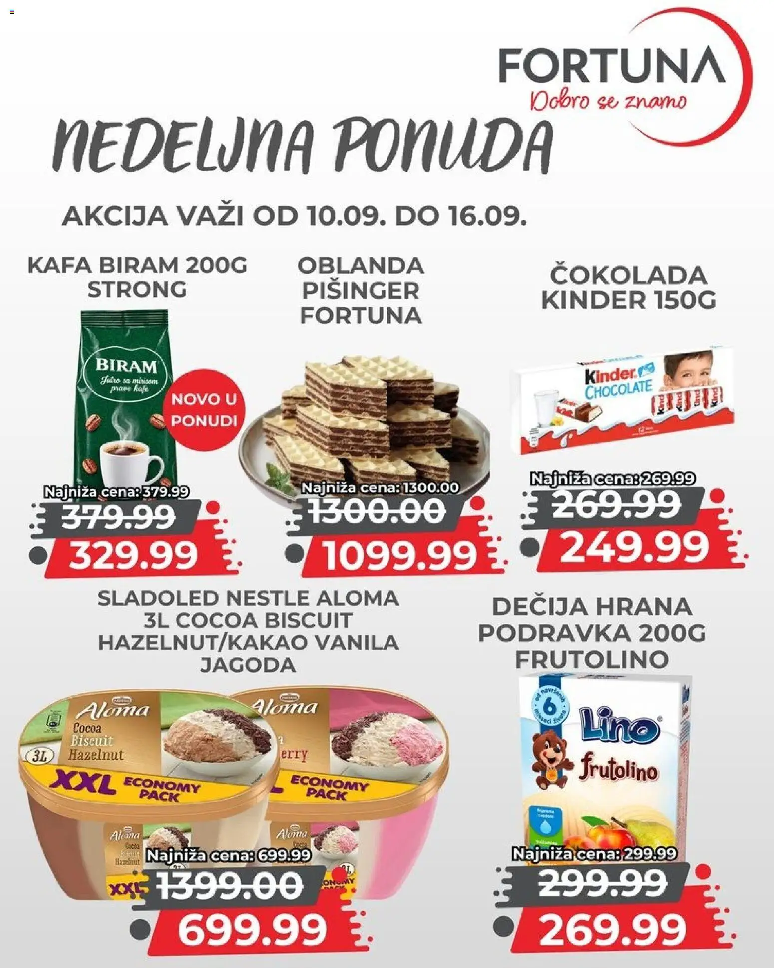 Fortuna Market katalog - važi od 10.09.2026 | Strana: 8 | Proizvode: Vanila, Podravka, Kafa, Čokolada