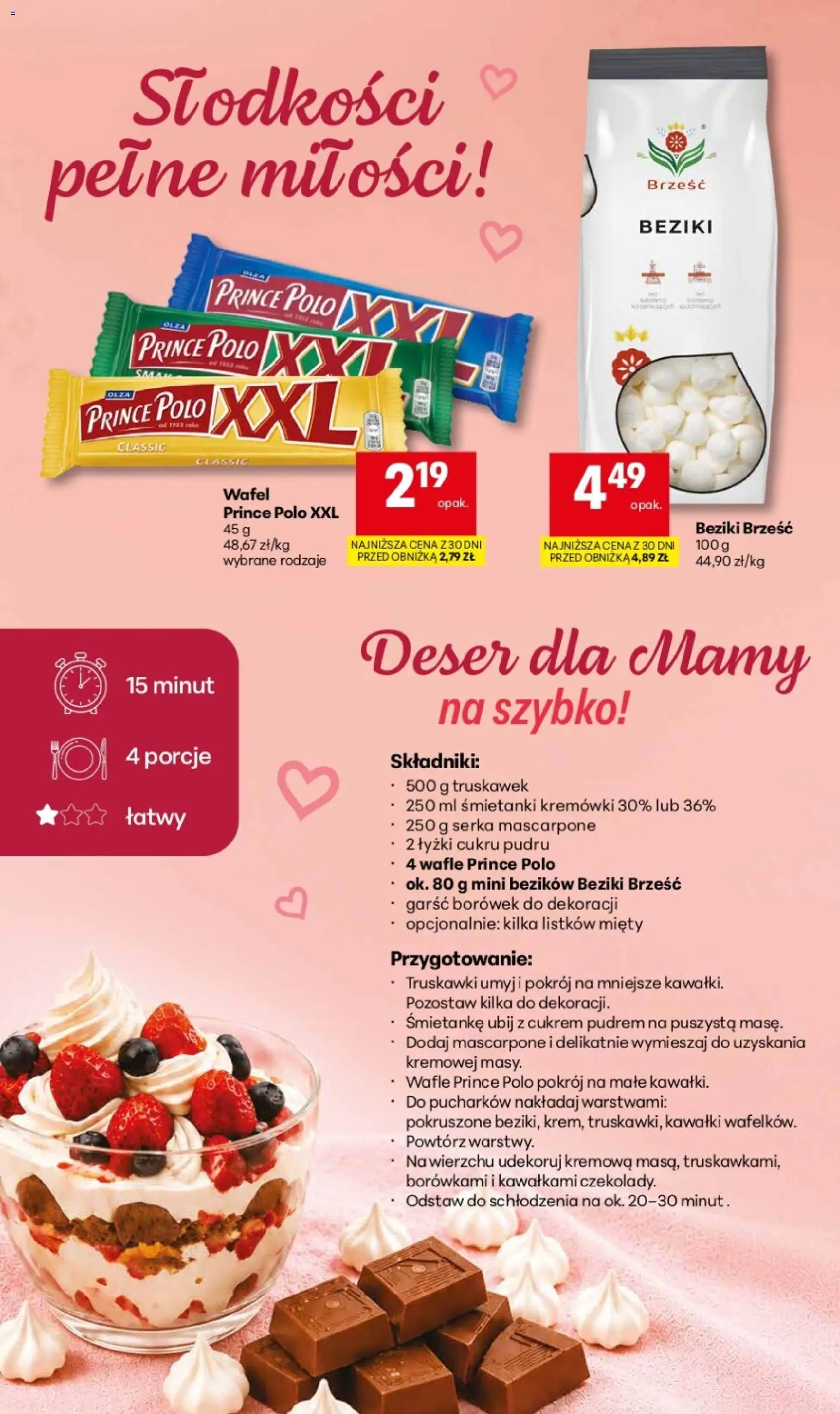 Delikatesy Centrum gazetka - Dzień Mamy i Dzień Dziecka od 21.05.2026 | Strona: 2 | Produkty: Prince polo xxl, Wafle, Mascarpone, Truskawki