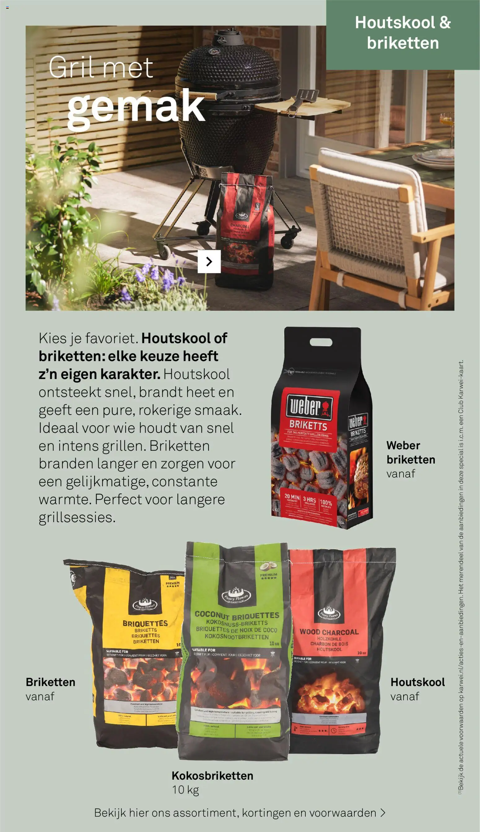 {H1} | Pagina: 8 | Producten: Briketten, Houtskool