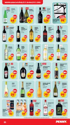 Náhled letáku MÍCHANÉ ALKOHOLICKÉ NÁPOJE, plech, různé druhy, 4,5/6 % alk., 0,25 l od 23.09.2026 | Strana: 21