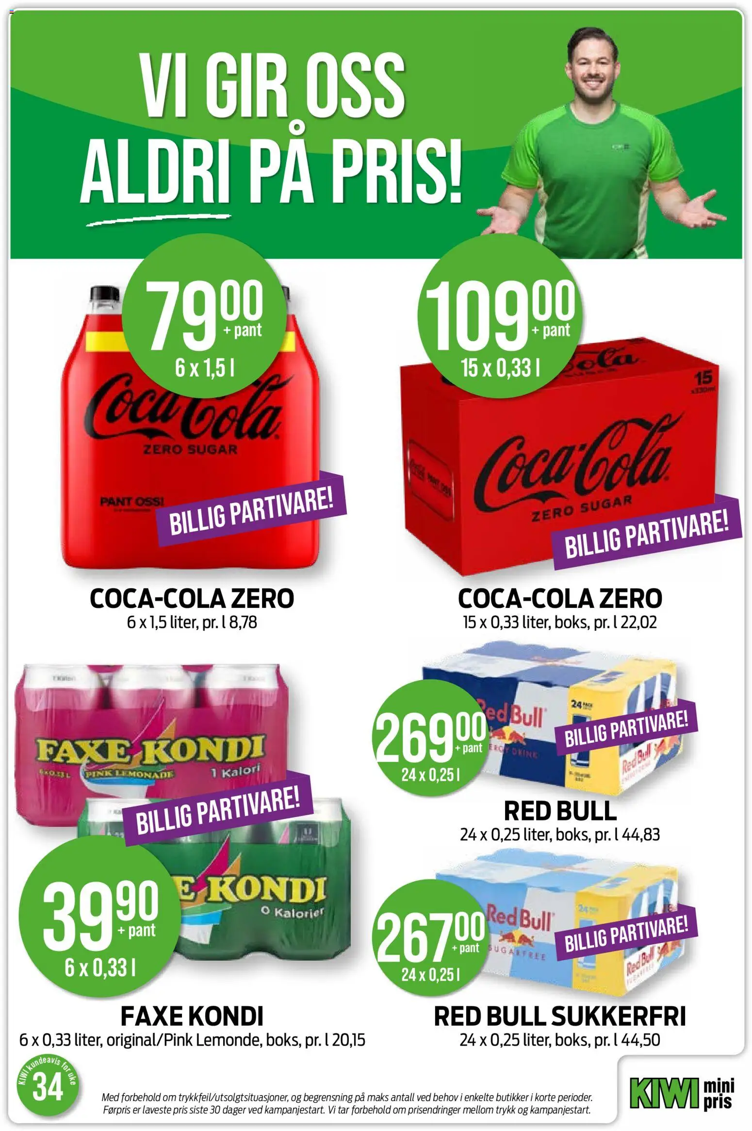 {H1} | Side: 4 | Produkter: Red bull, Coca-Cola Zero, 1, Coca Cola