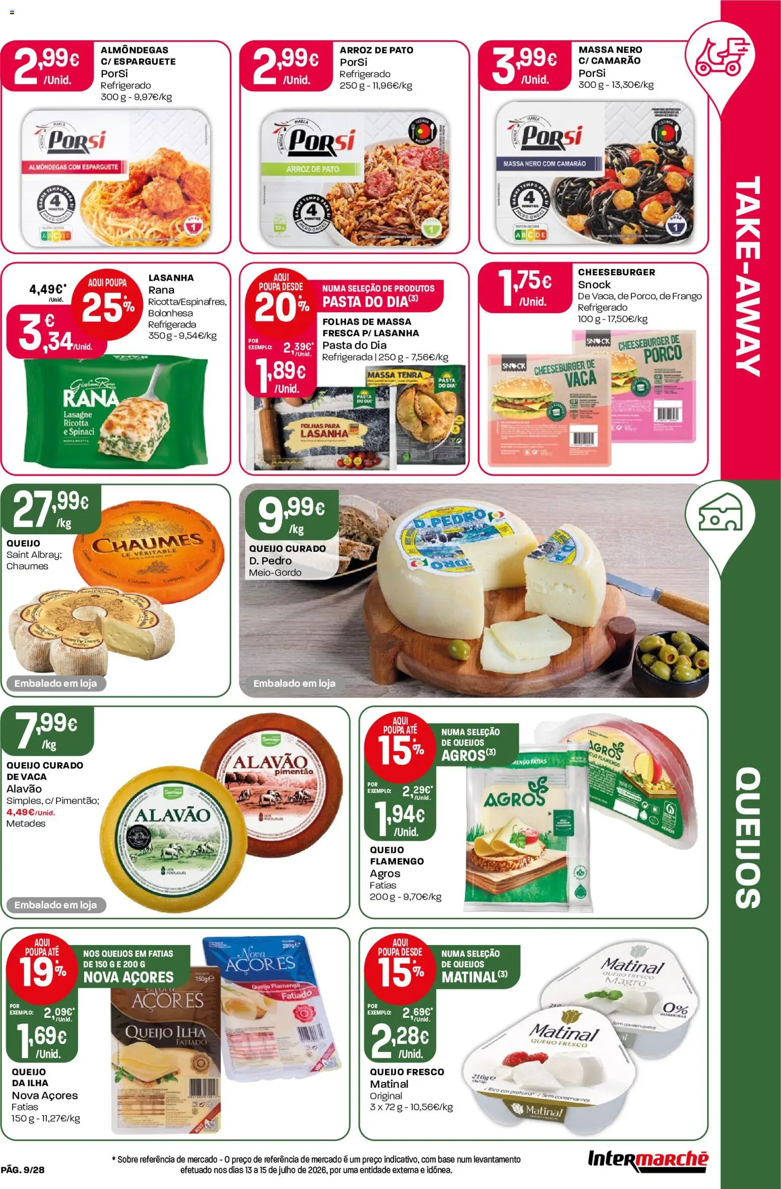 Intermarché Folheto Contact │ válido de 20/08/2026 | Página: 9 | Produtos: Camarão, Lasanha, Arroz, Massa