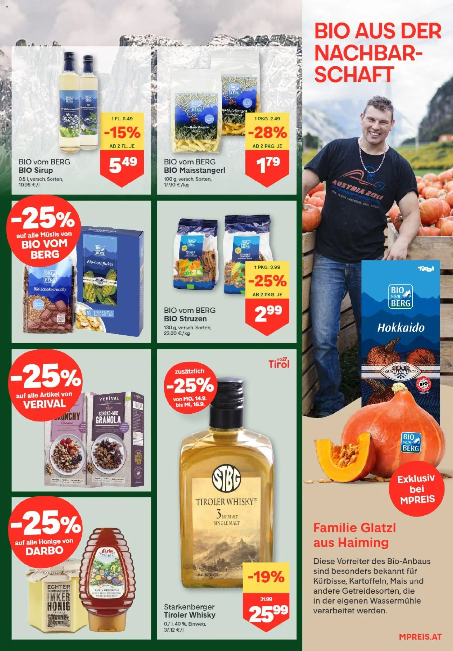 MPREIS Absam gültig ab 10.09.2026 | Seite: 7 | Produkte: Mais, Grat