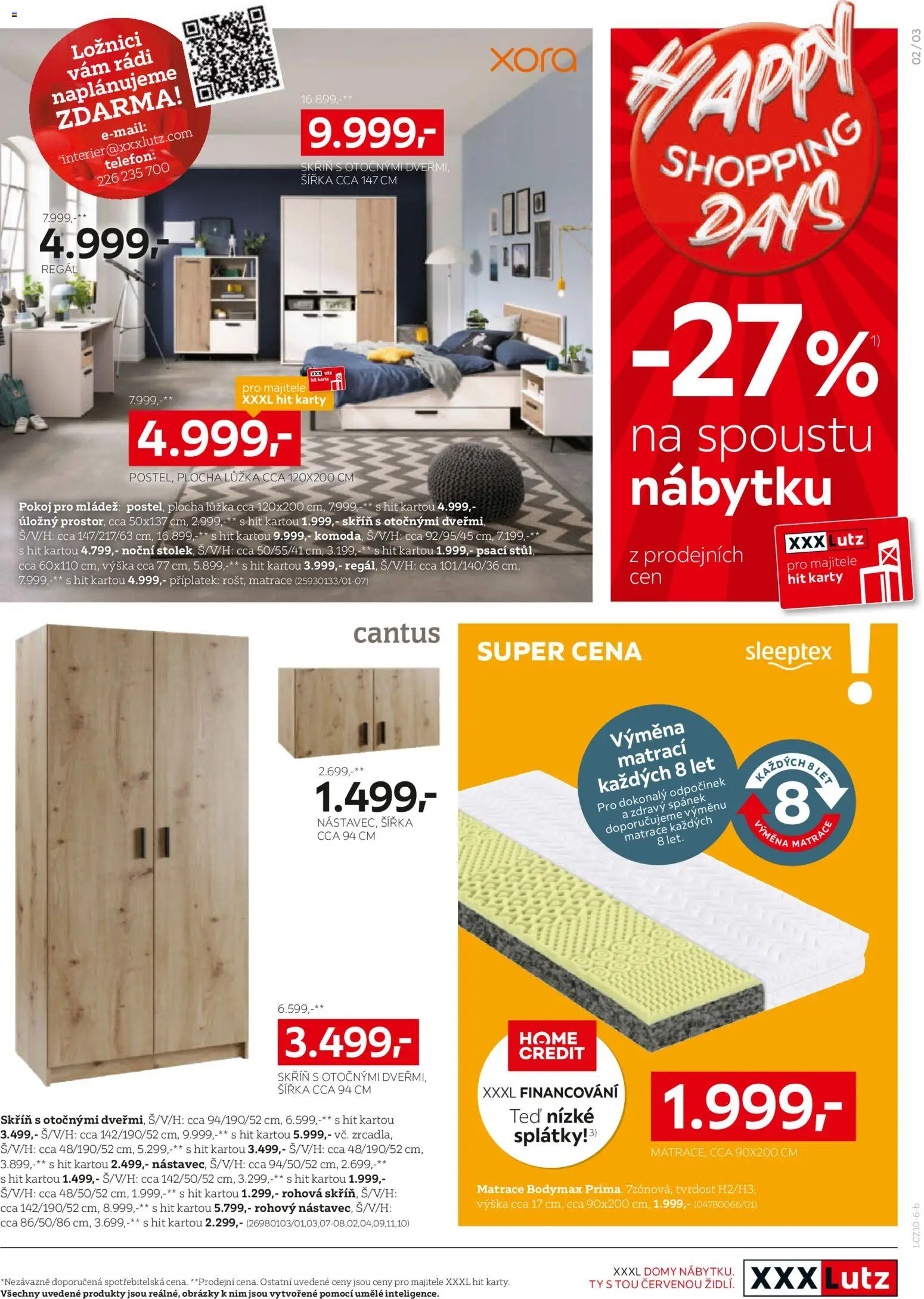 XXXLutz leták od 26.10.2026 | Strana: 4 | Produkty: Telefon, Matrace, Regál, Skříň
