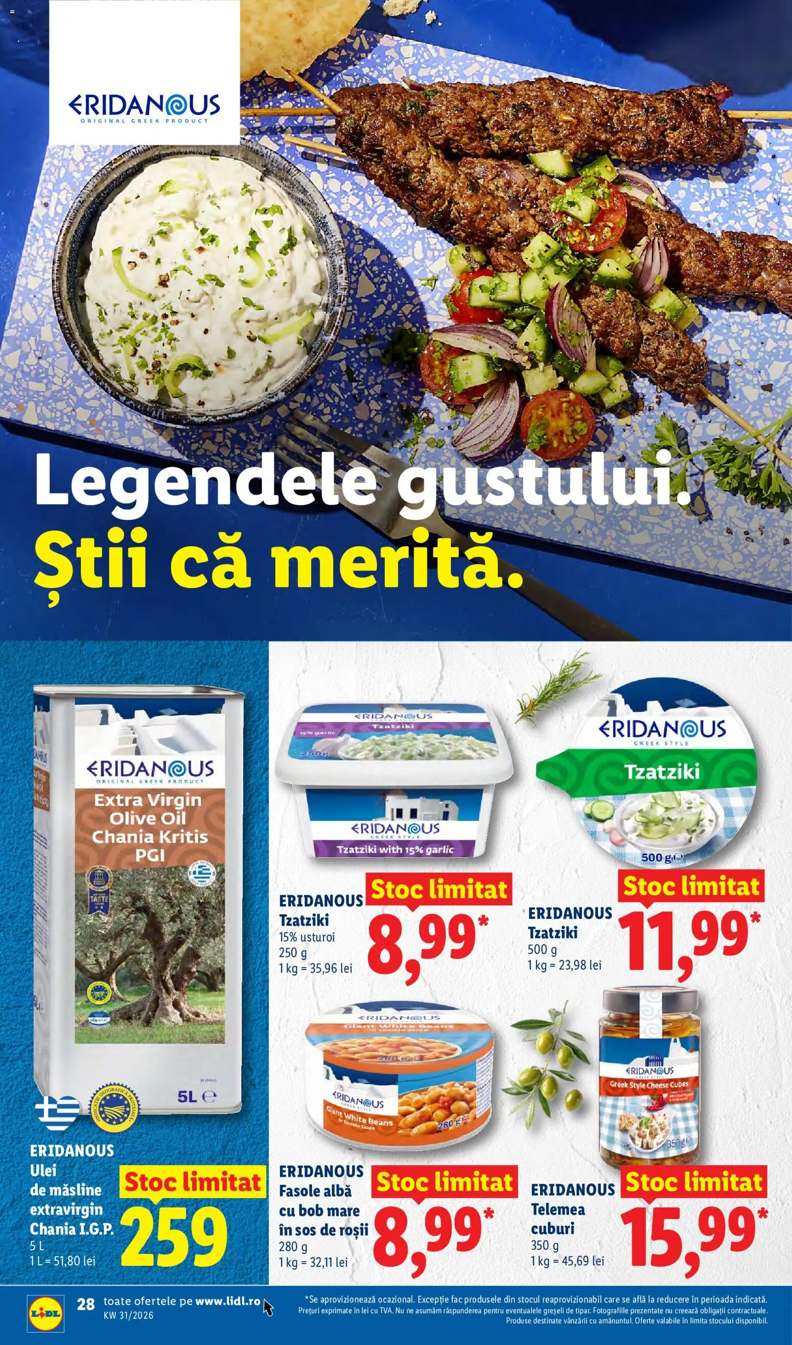 Noul catalog Lidl – valabil de la 27.07.2026 | Pagină: 28 | Produse: Style, Ulei de masline extravirgin, Ulei, Sos