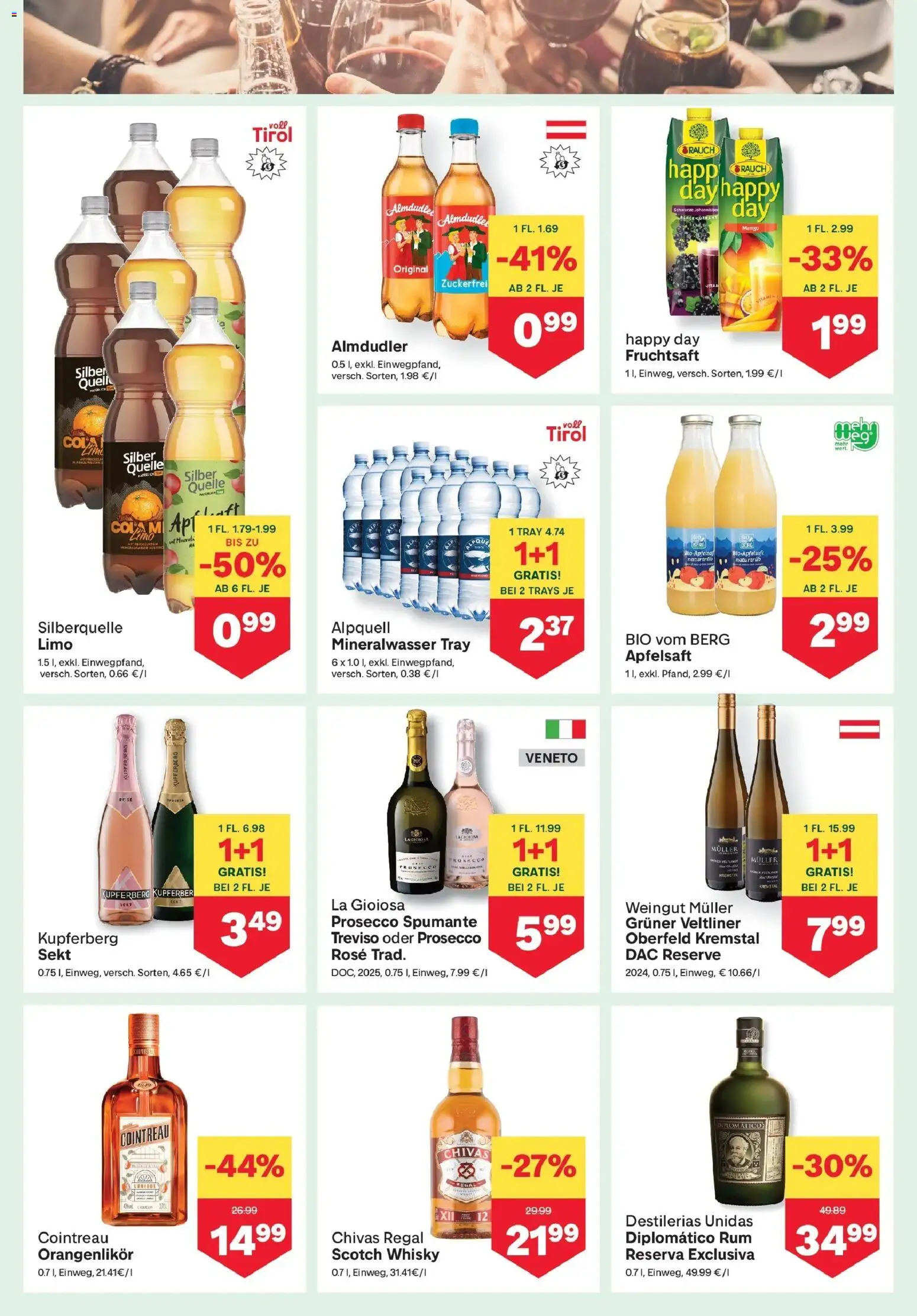 MPREIS Pfunds von 01.10.2026 - Aktuelle Angebote | Seite: 10 | Produkte: Mango, Prosecco, Regal, Apfelsaft
