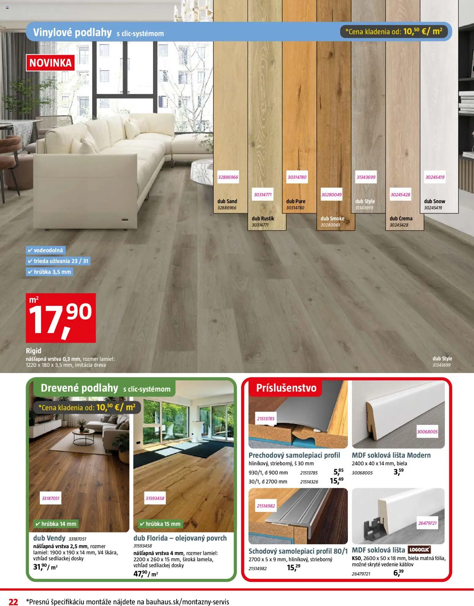 Nové Bauhaus akcie – leták je platný od 07.09.2026 | Strana: 22