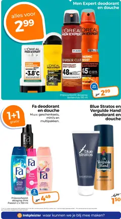 Trekpleister folder - Voorbeeld van een folder van Trekpleister, geldig van 04.05.2026 | Pagina: 32 | Producten: Antitranspirant, Douche, Gel, Alcohol