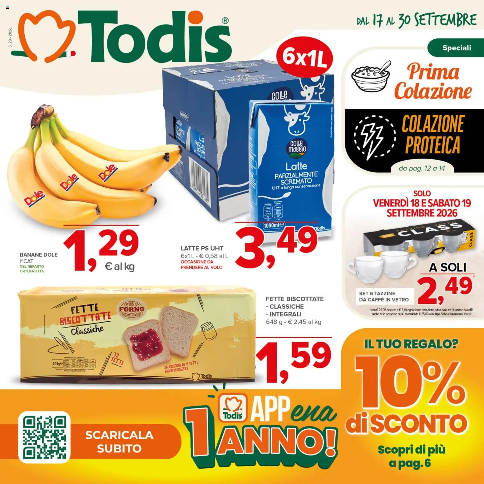 Volantino Todis del 17/09/2026 | Pagina: 1