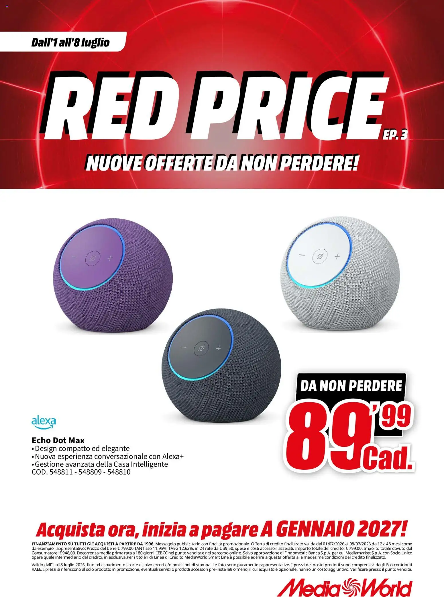 Volantino Media World del 01/07/2026 | Pagina: 35