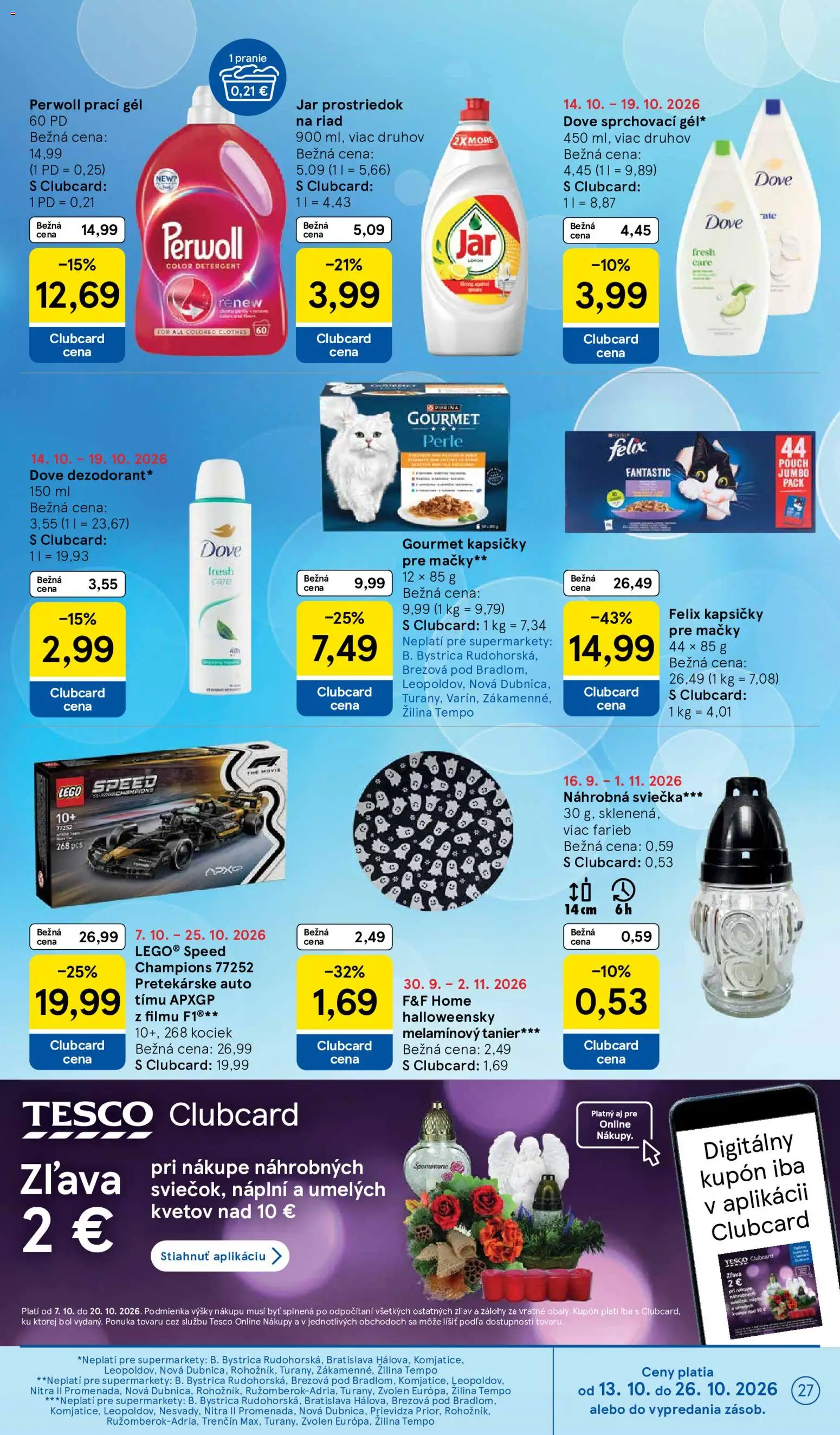 Nové Tesco akcie – leták je platný od 14.10.2026 | Strana: 27