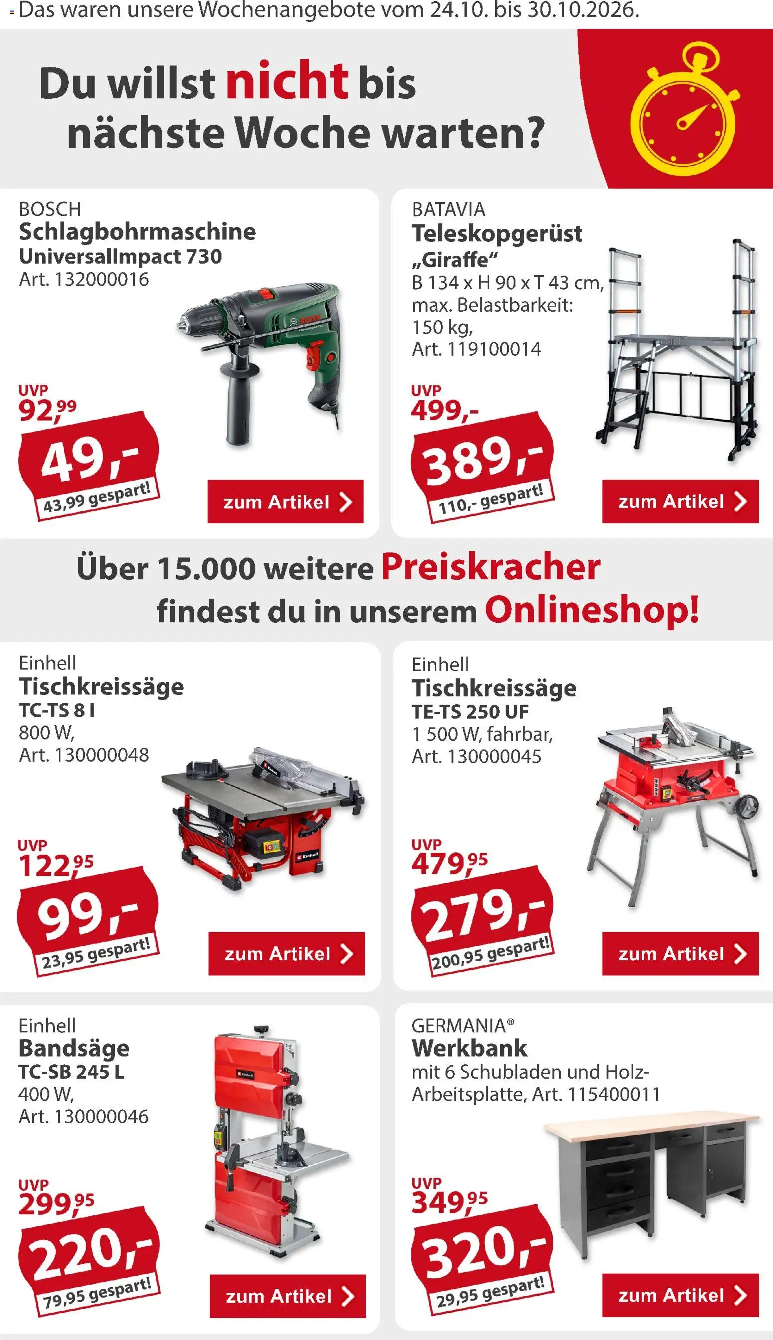 Sonderpreis Baumarkt Prospekt – gültig ab 24.10.2026 | Seite: 2 | Produkte: Bosch