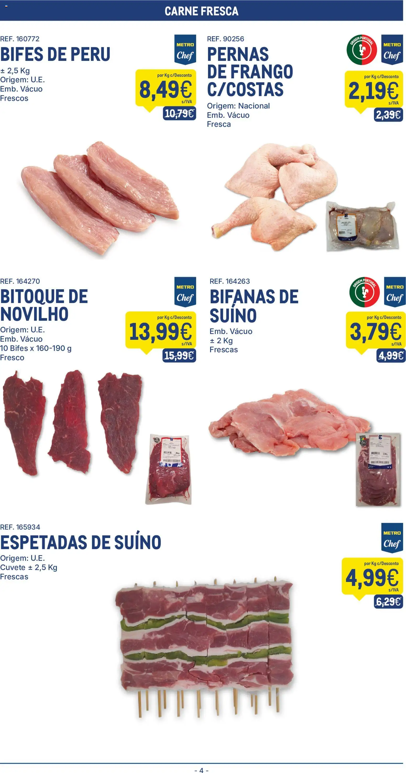 Makro folheto │ válido de 18/08/2026 | Página: 4 | Produtos: Frango, Peru, Carne