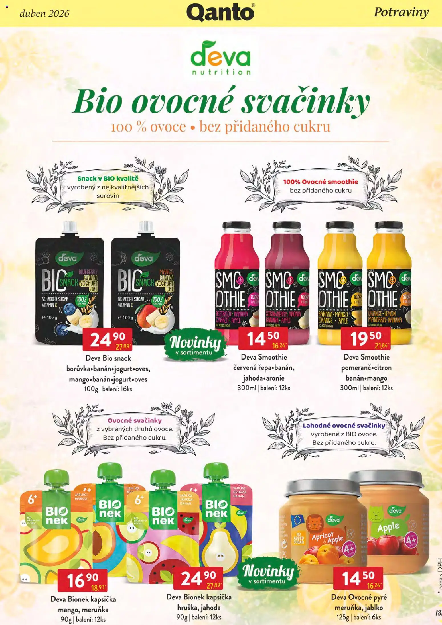Astur & Qanto leták - Velkoobchod 04/2026 od 01.04.2026 | Strana: 131 | Produkty: Ovoce, Mango, Banán, Smoothie