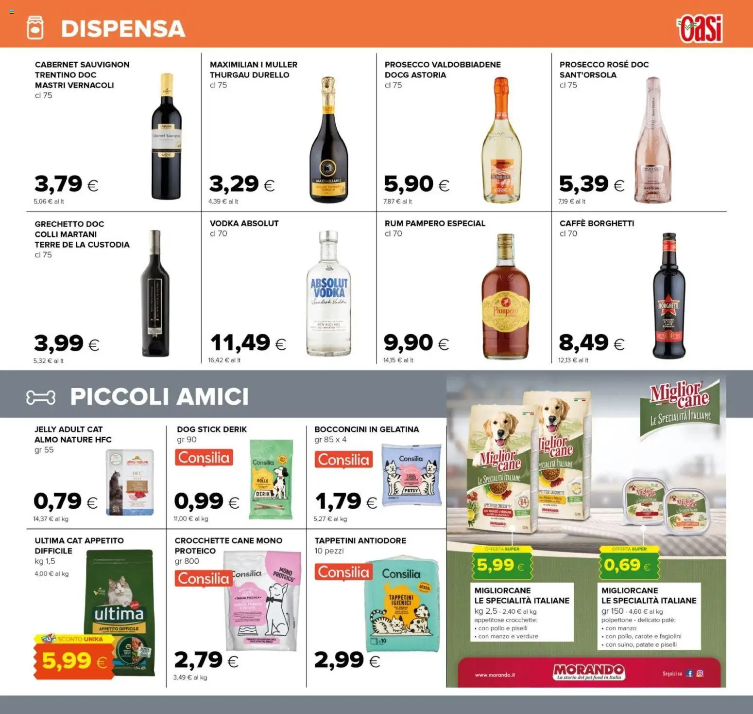 Volantino Oasi del 02/07/2026 | Pagina: 21 | Prodotti: Verdure, Crocchette, Piselli, Crocchette cane