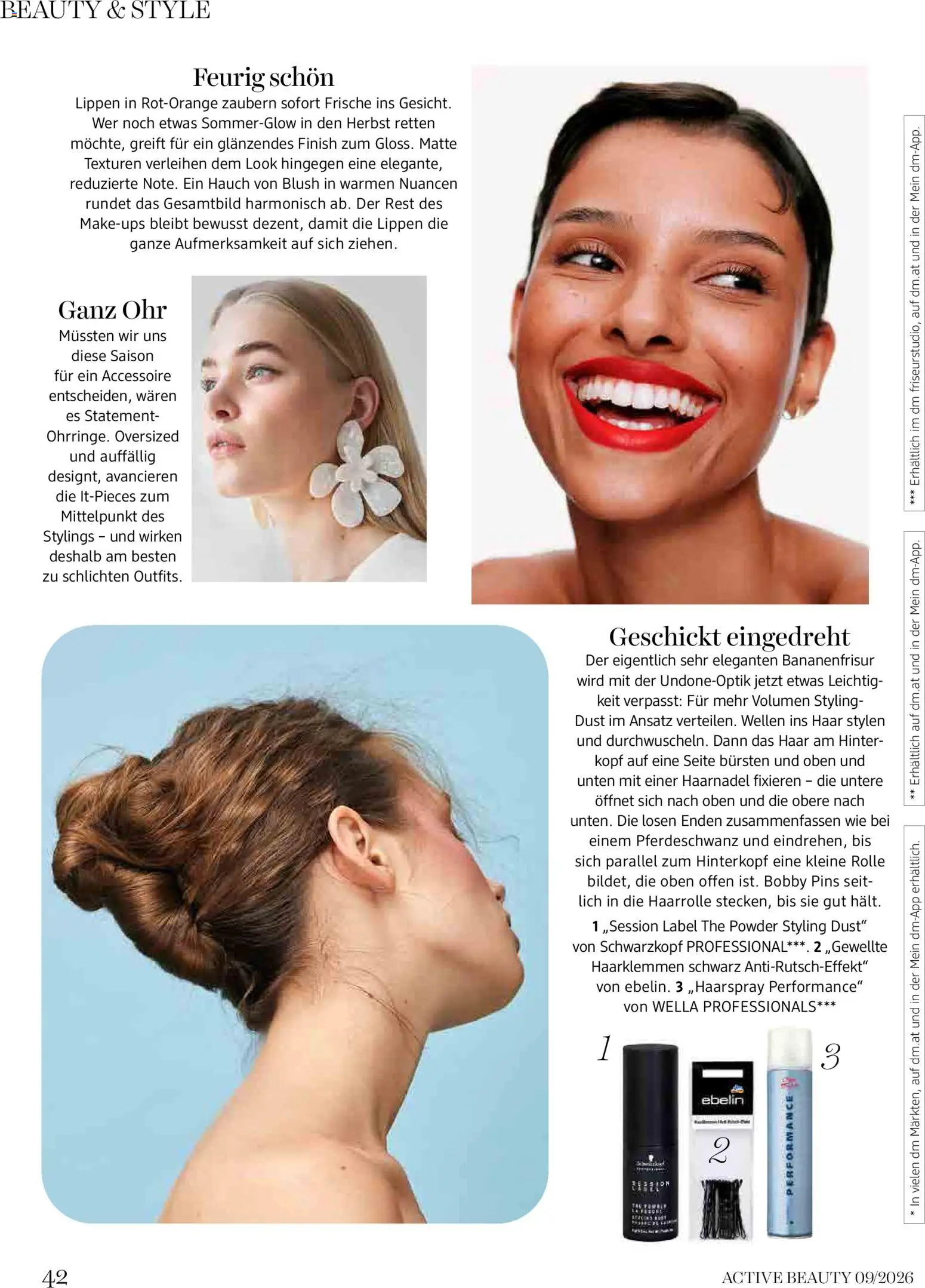 dm drogerie markt Active Beauty Magazin 09/2026 gültig ab 01.09.2026 | Seite: 42