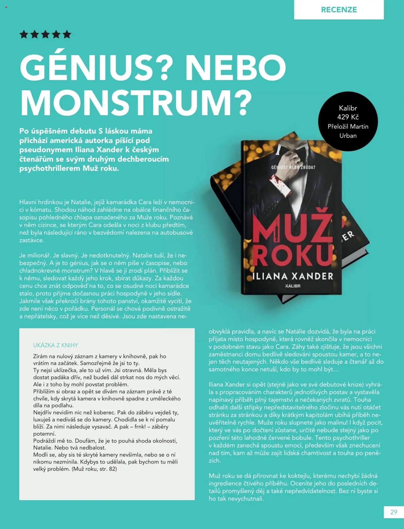 Luxor magazín od 01.09.2026 | Strana: 29 | Produkty: Knihy, Kamera, Obraz