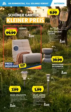 Aldi aktionen ab 11.06.2026 gültig | Seite: 18 | Produkte: Beistelltisch