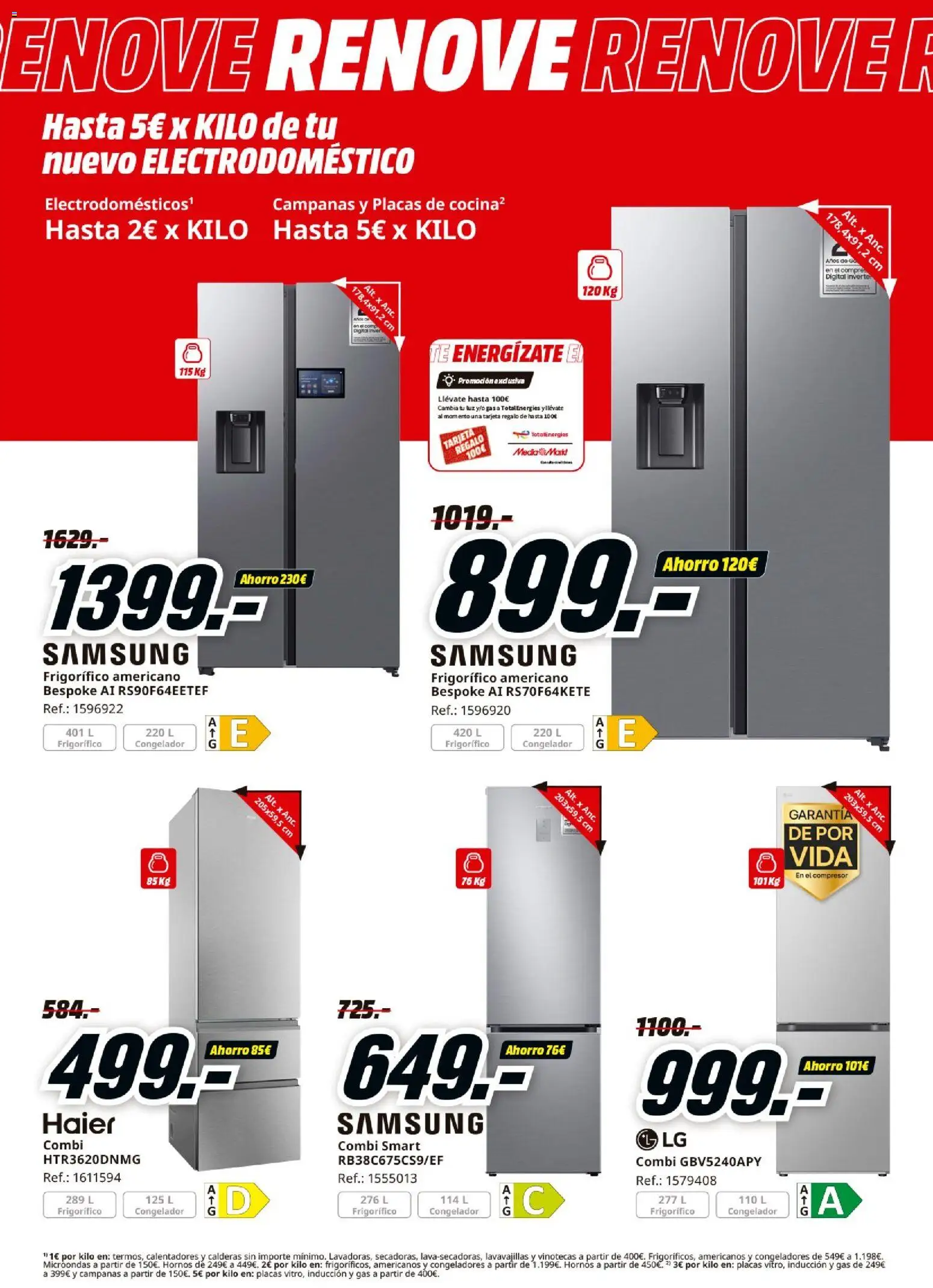Media Markt folleto │ válido desde el 29.04.2026 | Página: 26 | Productos: Congelador, Lavavajillas, Combi