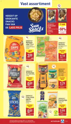 Aldi folder week 25 - Voorbeeld van een folder van Aldi, geldig van 15.06.2026 | Pagina: 31 | Producten: Chips, Tortillachips, Zeezout, Snacks