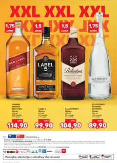 Náhled letáku Kaufland Polsko leták - Barek od 17.09.2026 | Strana: 36 | Produkty: Finest, Whisky, Red Label, Alkohol
