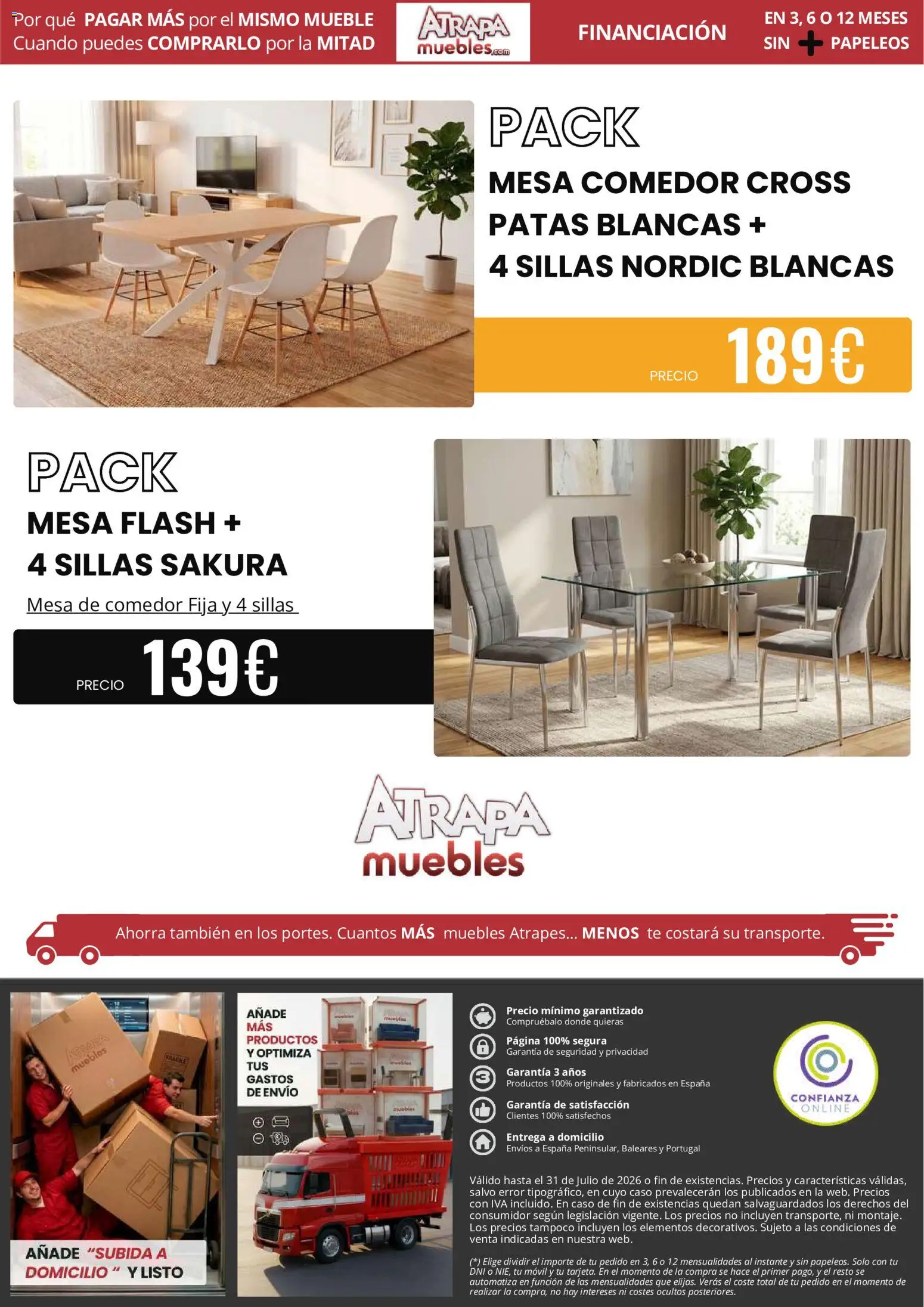 Atrapa Muebles folleto │ válido desde el 01/07/2026 | Página: 10 | Productos: Té, Muebles, Mesa