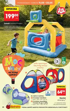 Pogląd oferty "Biedronka gazetka - Hity i inspiracje" - ważna od 09.05.2026 | Strona: 20 | Produkty: Torba, Gry